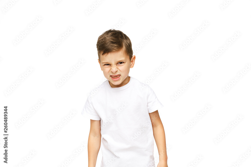 portrait of a beautiful boy isolated on white portrait of a beautiful boy isolated on white