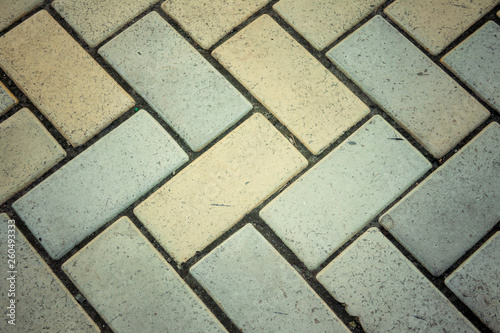 Outdoor flooring stone blocks