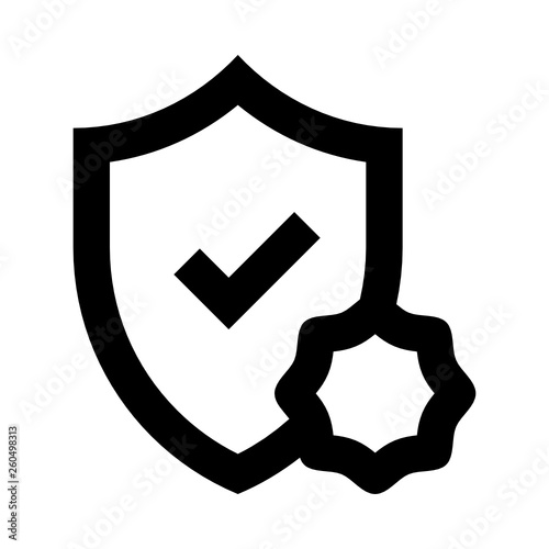 icon Shield guard check verify protection