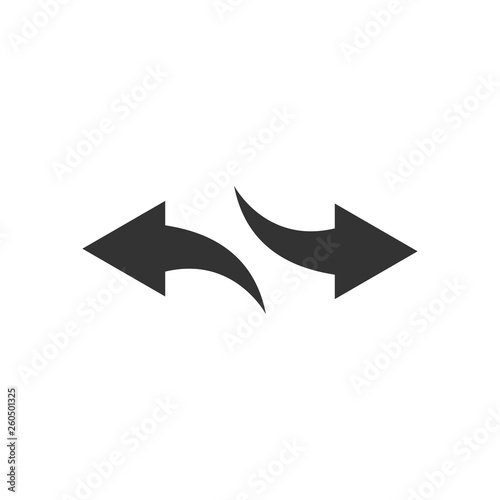 Free Download vector illustration flat icon back and next black color - GFXLoad