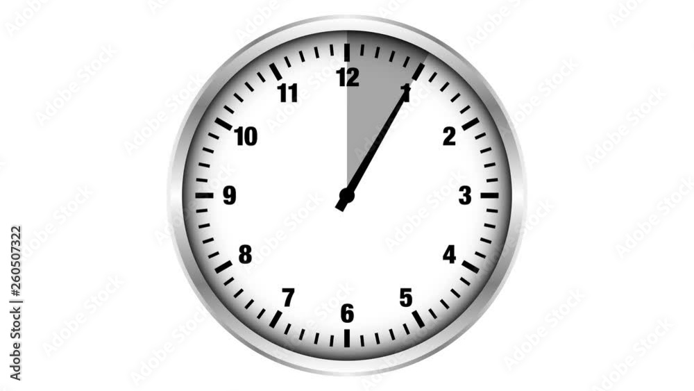 Video Silberne Stoppuhr 60 Sekunden/Minuten Grau Video Silberne Stoppuhr 60 Sekunden/Minuten Grau
