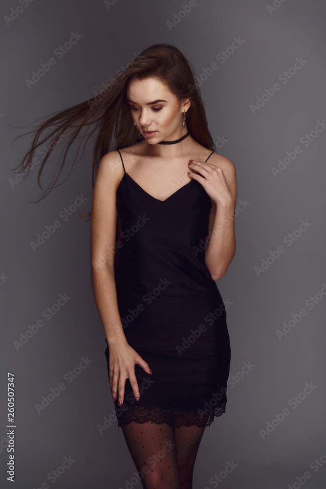 Naklejka premium Beauty portrait of female