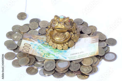 Golden frog is on the money