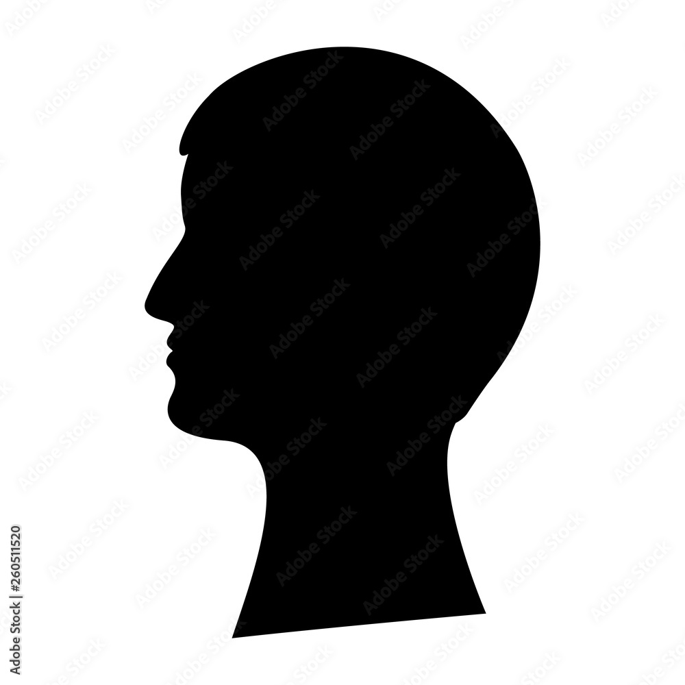 Man, silhouette, icon. Vector illustration Man, silhouette, icon. Vector illustration