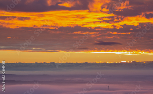 Cloud Inversion - Wind Turbine 