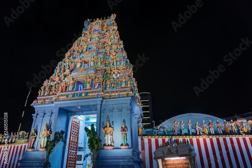 Gopuram of Sri Srinivasa Perumal Temple photo