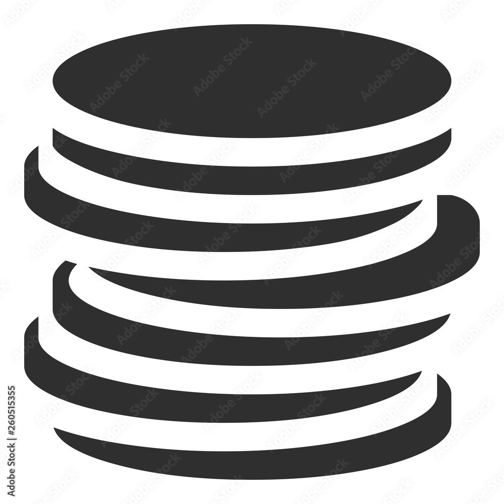 Button icon isolated on withe