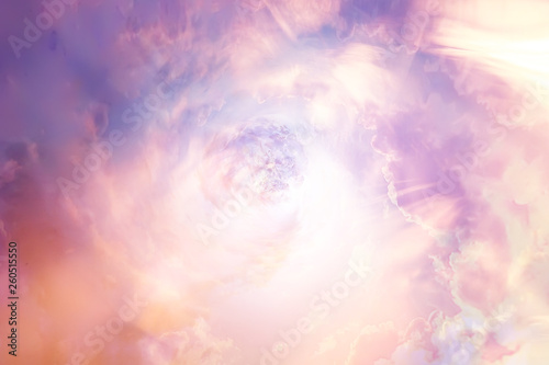 abstract pink colored background / blurred multicolored clouds, spring background