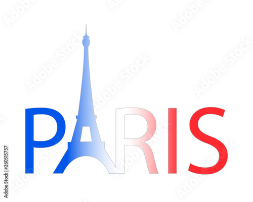 Torre Eiffel logo vettoriale - Parigi  Francia 