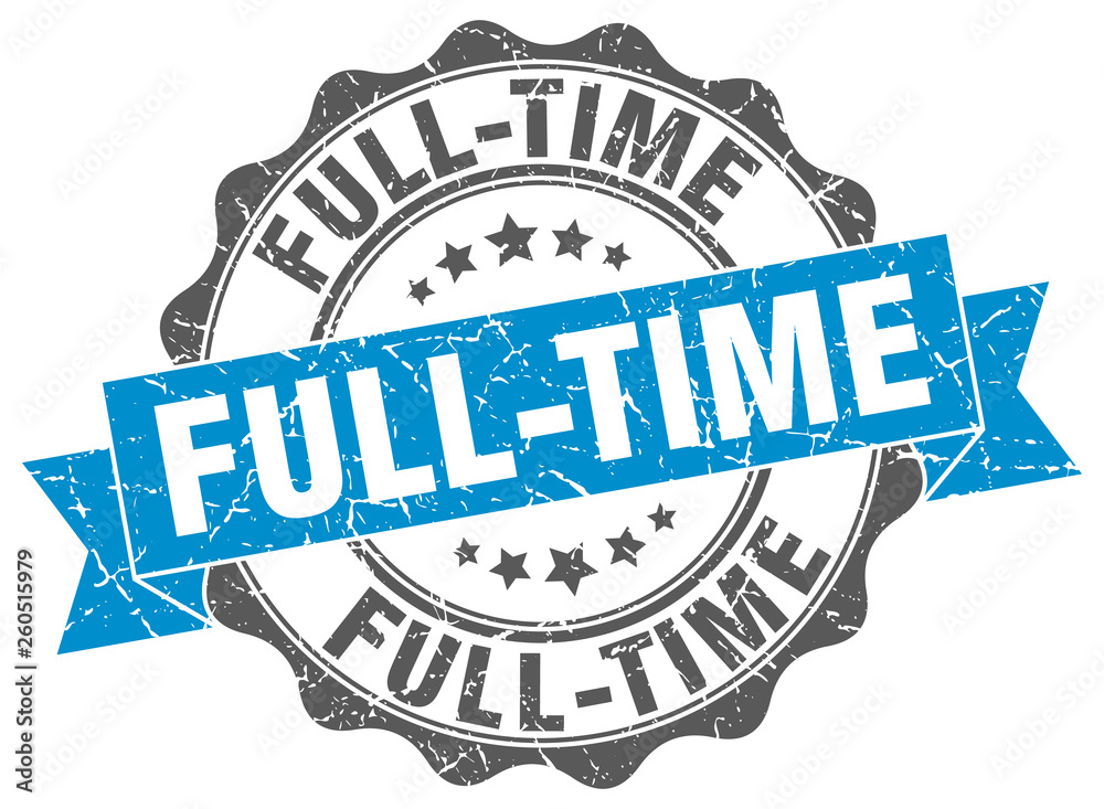 Obraz premium full-time stamp. sign. seal