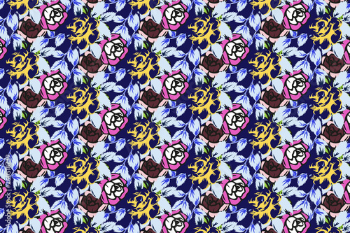 Floral Collection Seamless Background