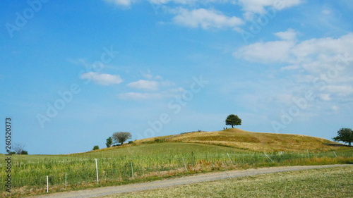 landscape with sky and clouds