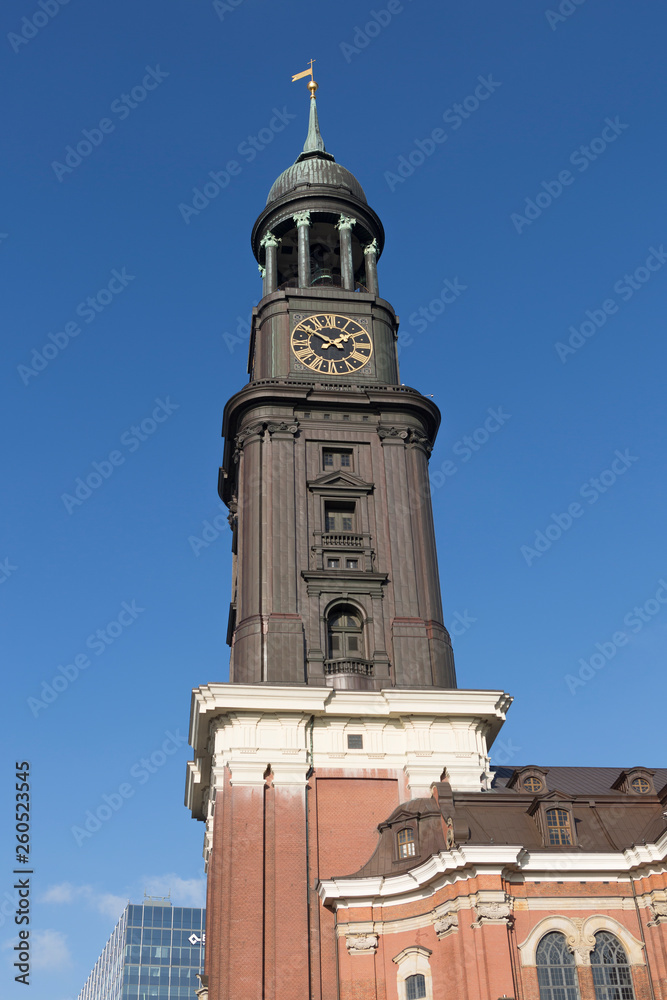 .Hamburg St. Michaelis church, Germany