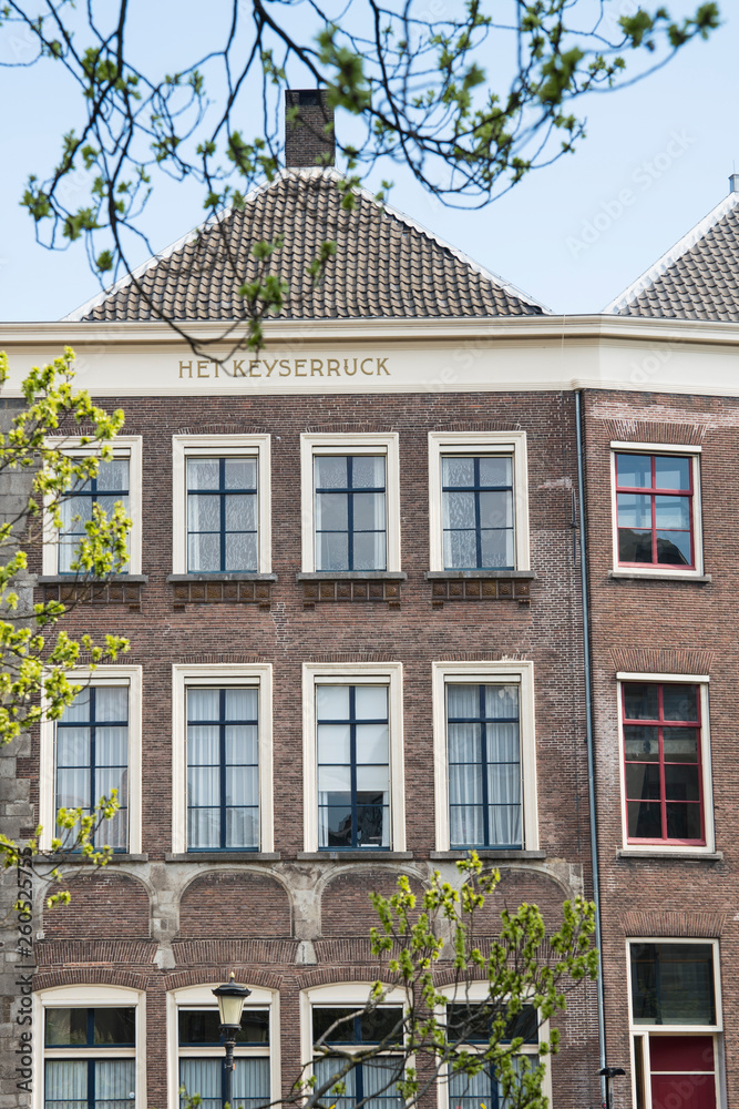Fototapeta premium historical house Keysterbruck Utrecht, The Netherlands