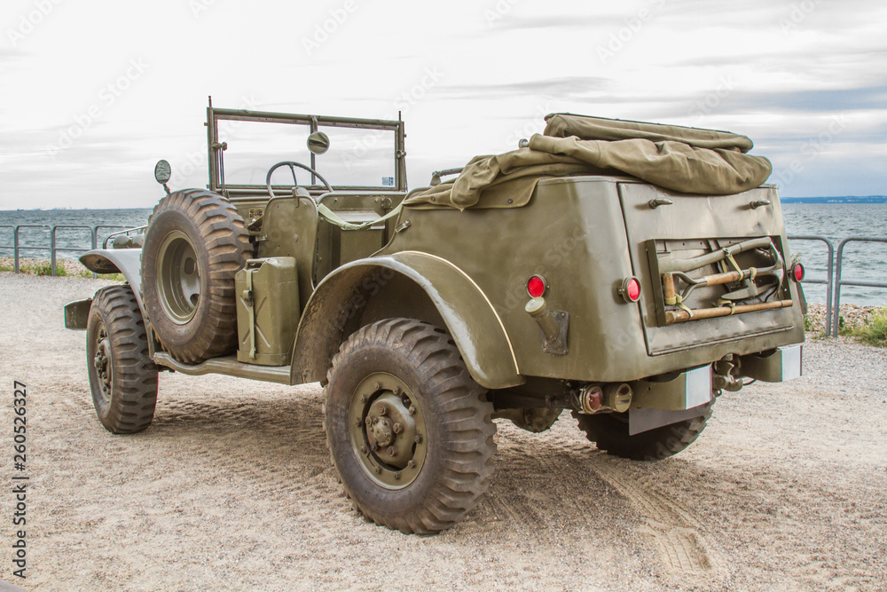 American military vehicle Dodge WC 57 command used in  World War II 