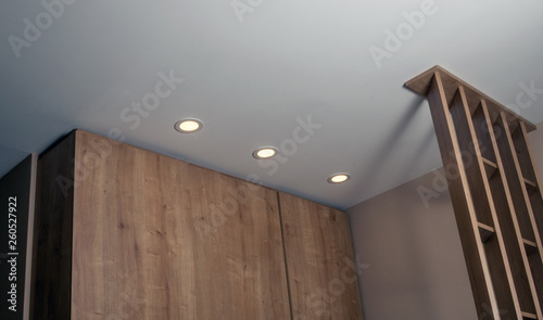 Illumination lights in the modern room