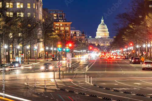 US Capitol Building Sunset © vichie81