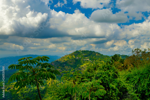 View from and of The Blue Mountains  Jamaica