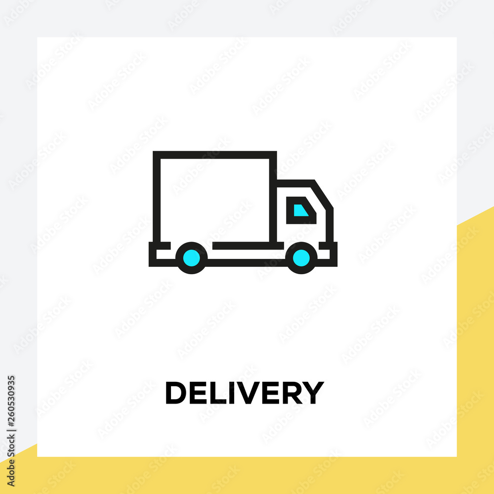 DELIVERY LINE ICON SET