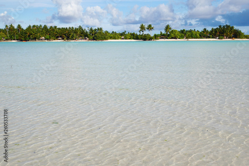 Clear water, Kiribati, Micronesia in the central Pacific Ocean.