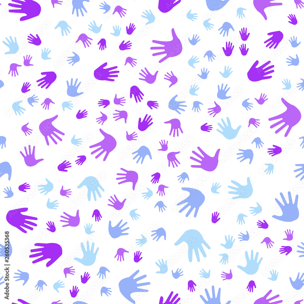 Seamless vector EPS 10 pattern with hands. Teamwork concept Seamless vector EPS 10 pattern with hands. Teamwork concept