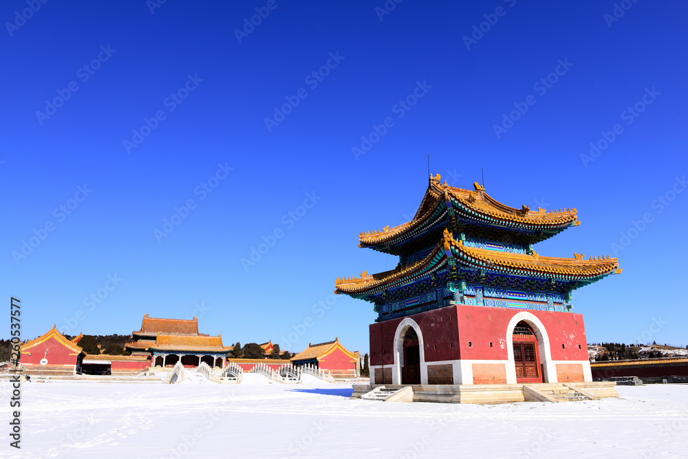 Qing dynasty royal mausoleum, zunhua in China Qing dynasty royal mausoleum, zunhua in China