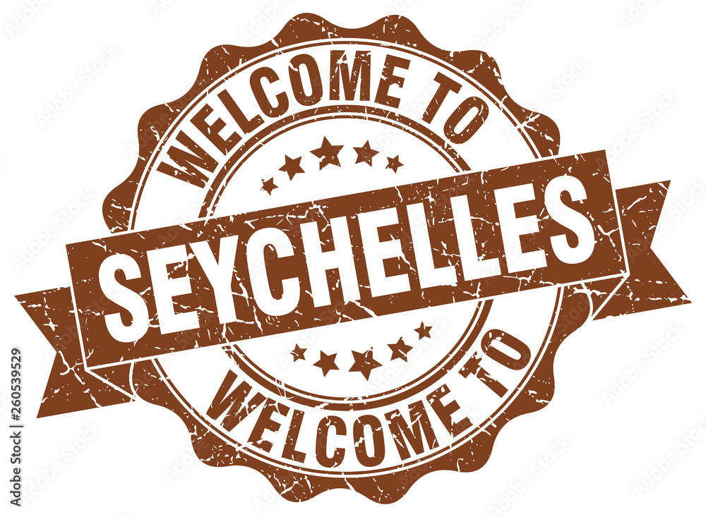 Seychelles round ribbon seal