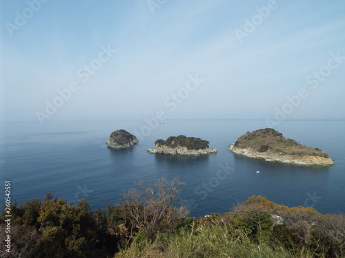 Japan wakayama saika saikazaki Promontory drone