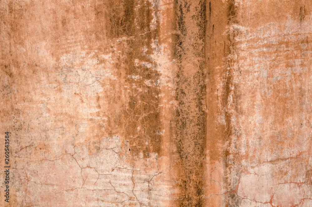 brown dirty mildewed wall