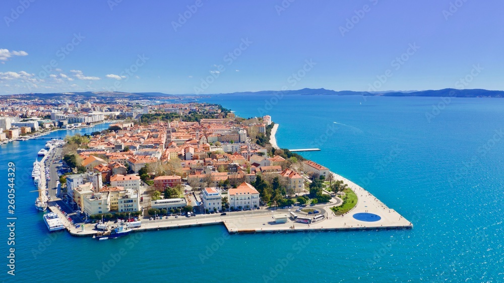 Zadar, Croatia, Drone Stock Photo | Adobe Stock