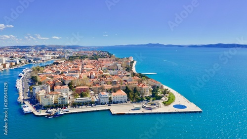 Fototapeta Naklejka Na Ścianę i Meble -  Zadar, Croatia, Drone