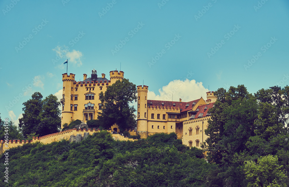 Hohenschwangau Castle or Schloss Hohenschwangau  is a 19th-century palace in southern Germany