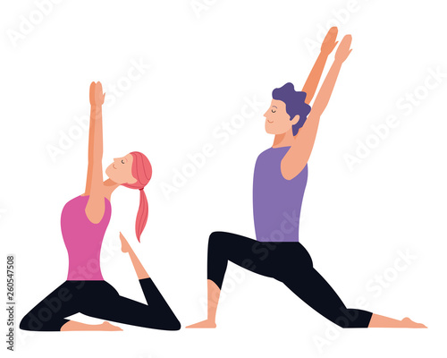 couple yoga poses