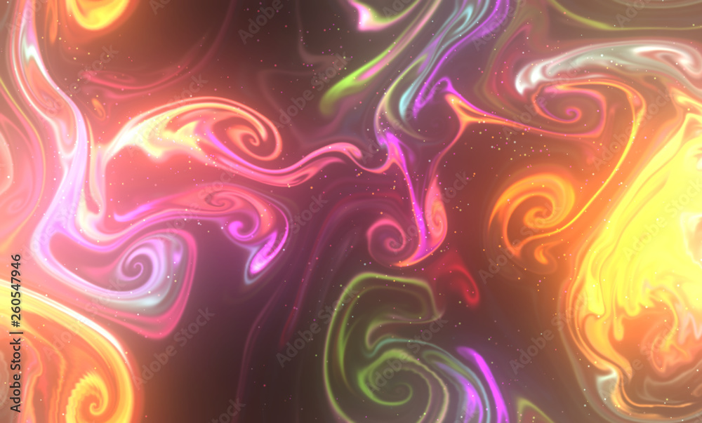 Fototapeta premium Magic space texture, pattern, looks like colorful smoke