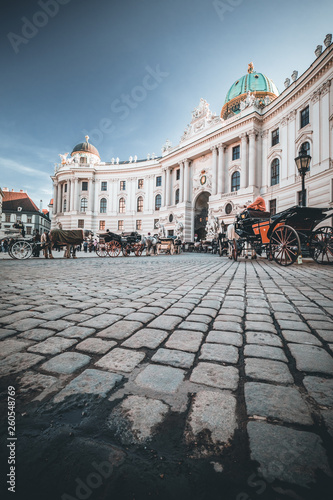 Photography Vienna austria Hofburg famous square in the middle of the castle