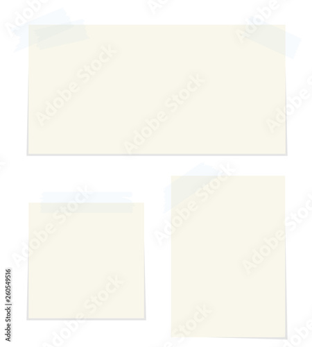 Set Papier Klebeband Beige