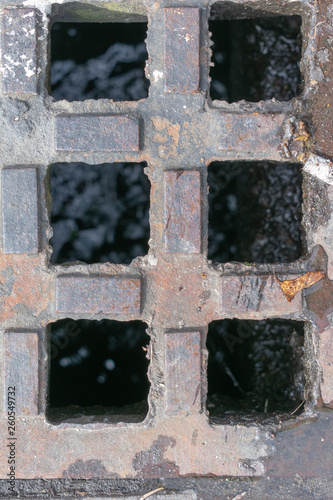 Texture of metal grate © KCM Photography