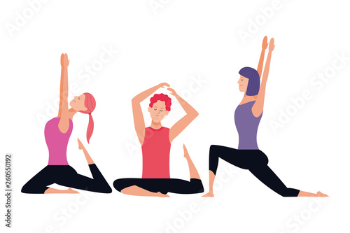people yoga poses