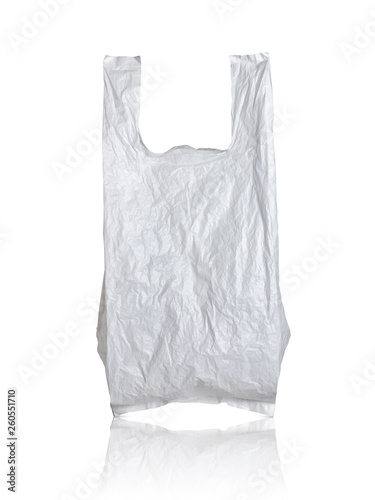 Plastic bag isolated with Clipping Path