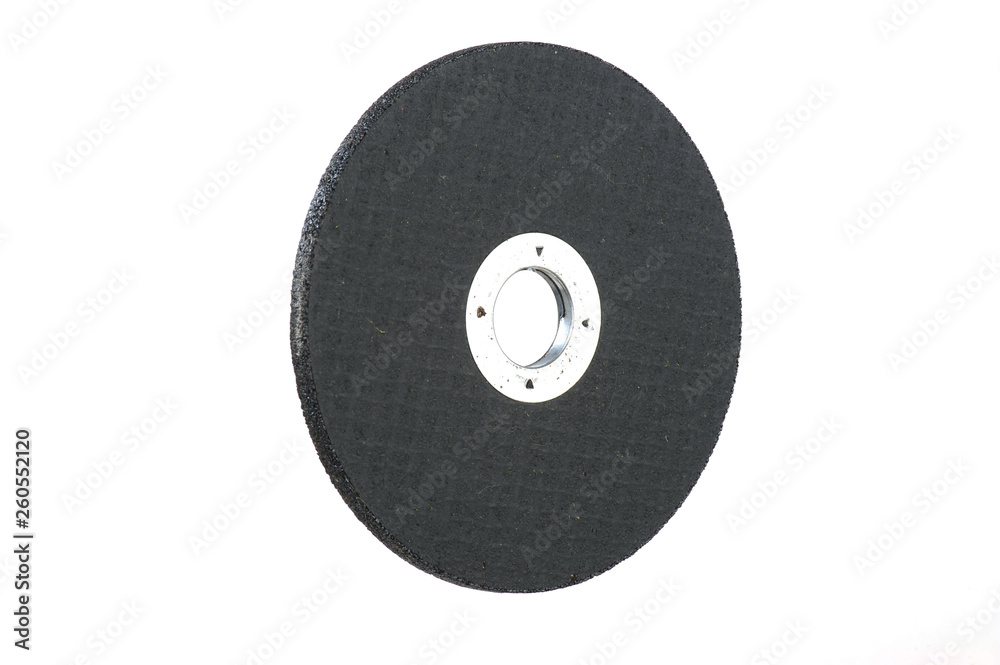 Wheels for hand circular saw isolated on white background Wheels for hand circular saw isolated on white background
