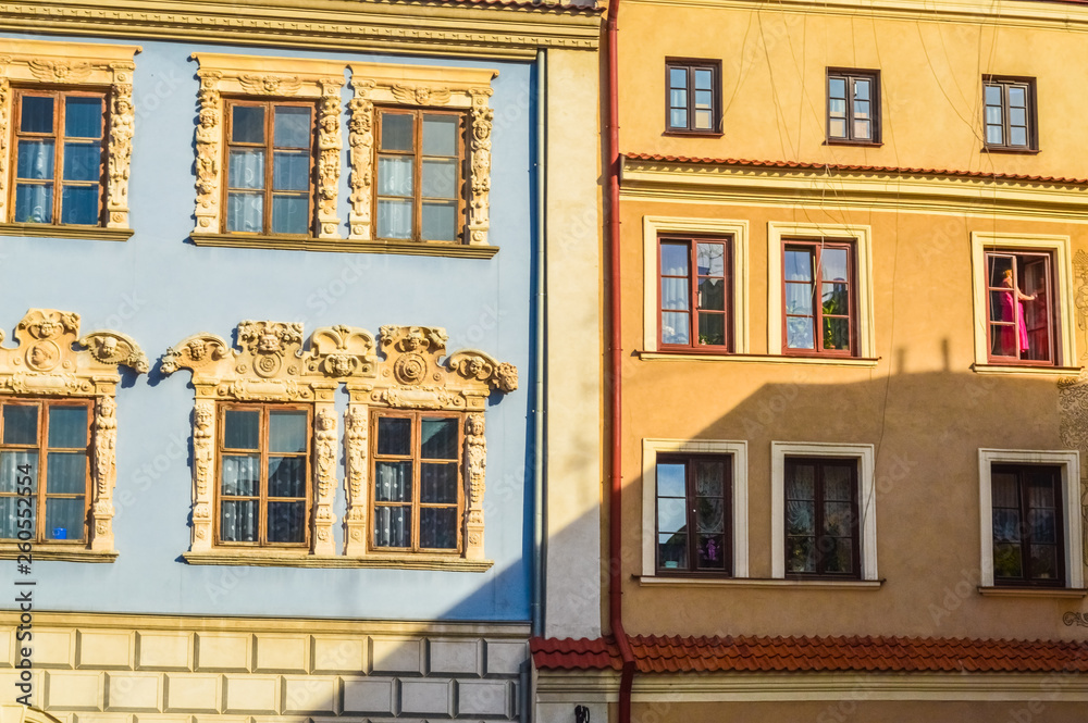 Obraz premium LUBLIN, POLAND, 25 AUGUST 2018: Architecture in the city center