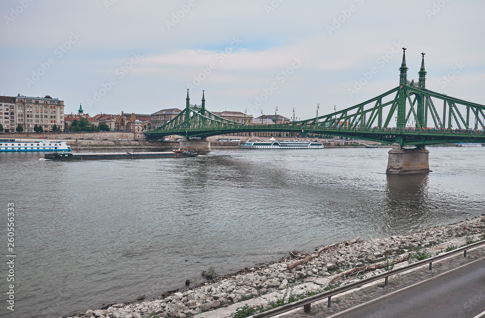 Fototapeta premium The Liberty Bridge in Budapest