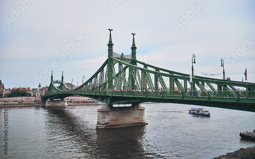 The Liberty Bridge in Budapest