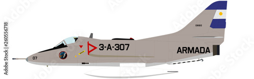 Argentina A4Q Skyhawk Falklands/ Malvinas war  (ID: 260556718)