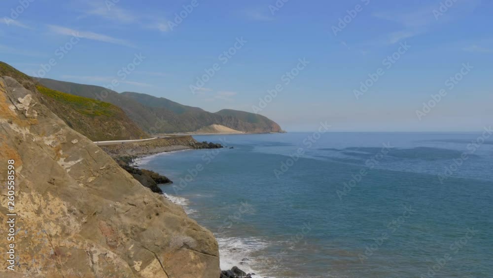 Pacific Coast at Malibu - aerial view - travel photography Pacific Coast at Malibu - aerial view - travel photography