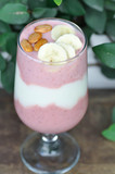 strawberry smoothie or strawberry yogurt smoothie