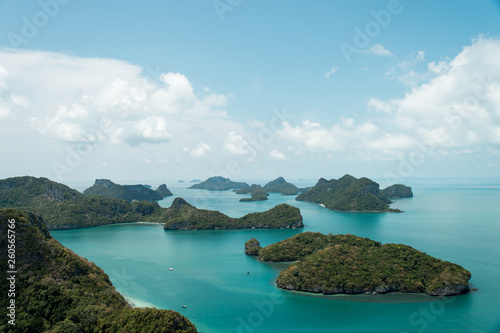 Beautiful beach at Ang Thong National Park  Thailand