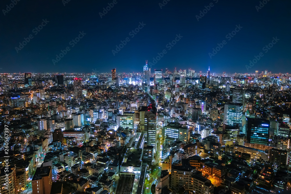 恵比寿ガーデンプレイスタワー 展望台 夜景（渋谷・新宿方面）