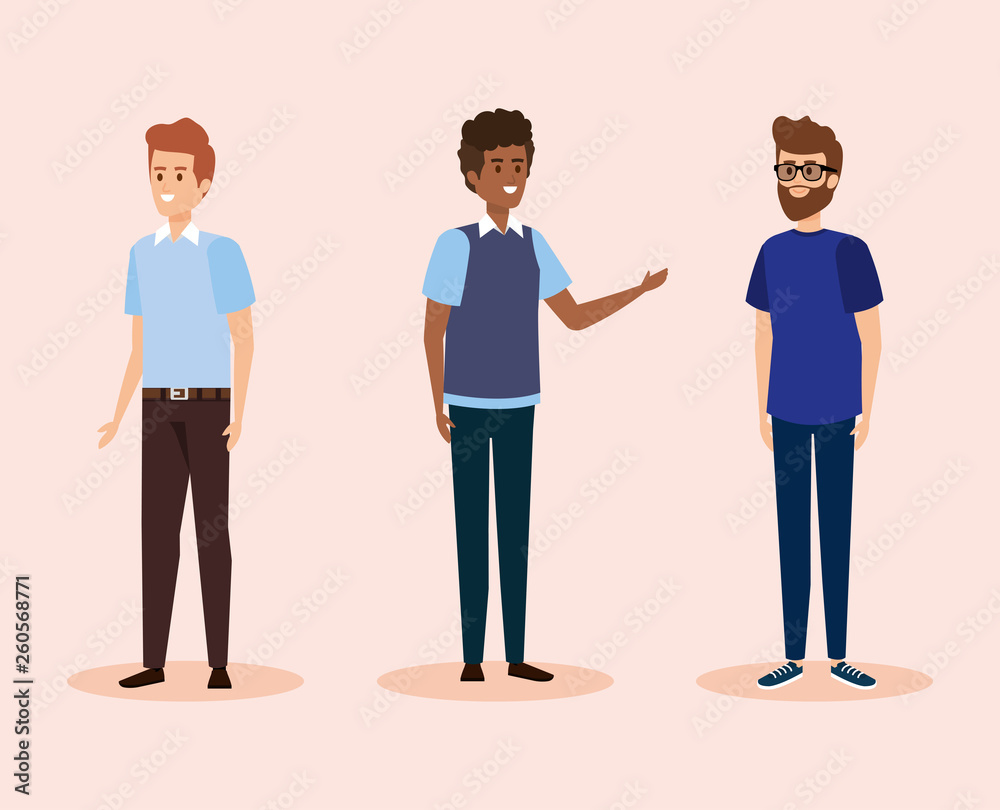 set men teacher with casual clothes set men teacher with casual clothes