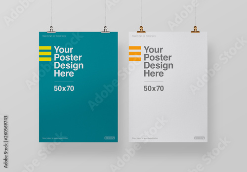Hanging Poster Mockup